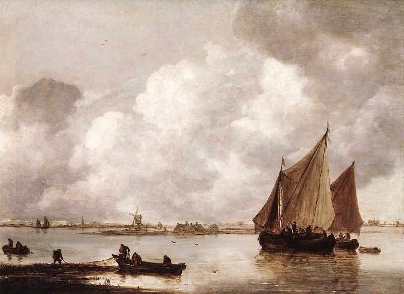 GOYEN, Jan van Haarlemer Meer dg Norge oil painting art